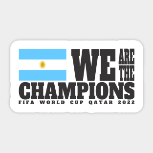 Fifa World Cup Qatar 2022 Champions - Argentina - Light Color Edition Sticker